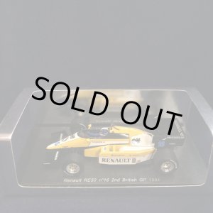 画像: セカンドハンド品●SPARK 1/43 RENAULT RE50 2nd BRITISH GP 1984 (D.WARWICK) #16