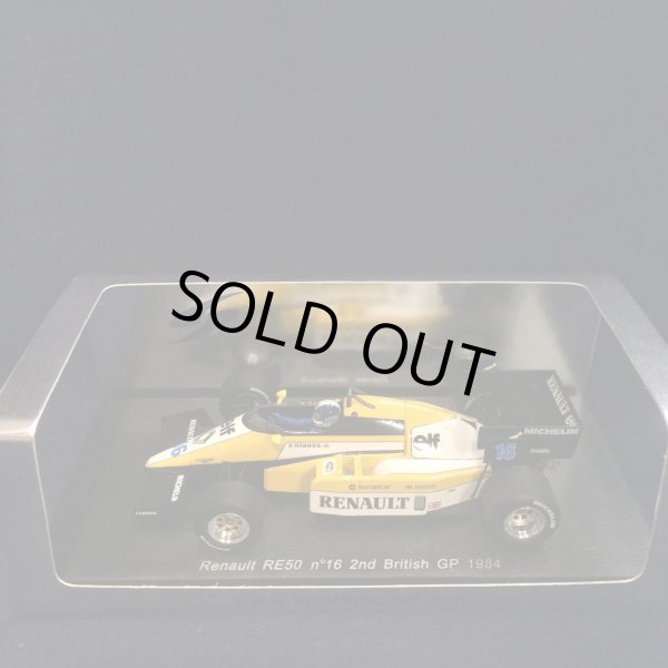 画像1: セカンドハンド品●SPARK 1/43 RENAULT RE50 2nd BRITISH GP 1984 (D.WARWICK) #16
