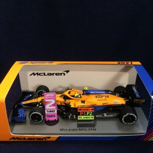 画像: セカンドハンド品●SPARK 1/43 McLAREN MCL35M 2nd ITALIAN GP 2021 (L.ノリス)#4