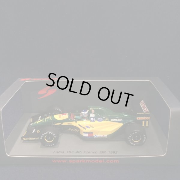画像1: セカンドハンド品●SPARK1/43 LOTUS 107 4th FRENCH GP 1992 (M.ハッキネン）#11