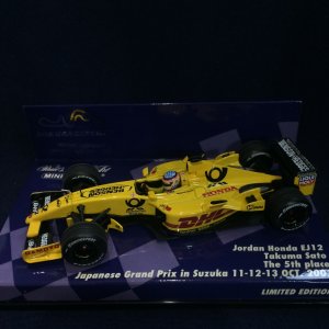 画像: セカンドハンド品●タバコカスタム品●鈴鹿サーキット別注●PMA1/43 JORDAN HONDA EJ12 JAPANESE GP 5th PLACE (佐藤琢磨)#10