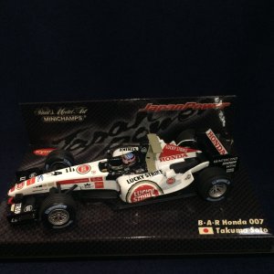 画像: セカンドハンド品●タバコカスタム品●JAPAN POWER●PMA1/43 BAR HONDA 007 (佐藤琢磨) #4