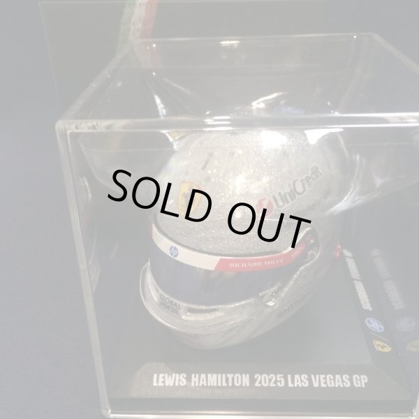 画像1: 新品正規入荷品●LOOKSMART 1/5 FERRARI F1 LAS VEGAS GP 2025 (L.ハミルトン）ミニヘルメット