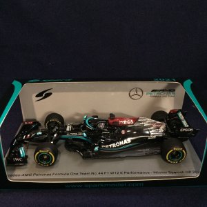 画像: セカンドハンド品●SPARK1/43 MERCEDES-AMG W12 WINNER SPANISH GP 2021 (L.ハミルトン)#44