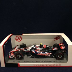 画像: 新品正規荷品●SPARK1/43 MONEY GRAM HAAS VF-25 US GP 2025 (O.ベアマン)#87