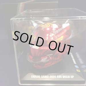 画像: 新品正規入荷品●LOOKSMART 1/5 FERRARI F1 ABU DHABI GP 2024 (C.サインツ)ミニヘルメット