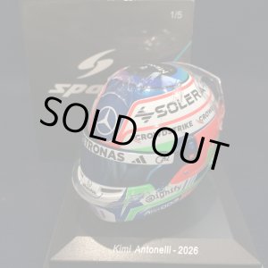 画像: 新品正規入荷品●SPARK1/5 MERCEDES (K.アントネッリ） 2026 ミニヘルメット