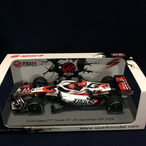 画像: 新品正規荷品●SPARK1/43 TGR HAAS VF-26 JAPANESE GP 2026 (E.オコン)#31 ※GODZILLAコラボ※