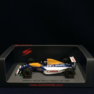 画像: 新品正規荷品●SPARK1/43 WILLIAMS FW15C WINNER BELGIUM GP 1993 (D.ヒル)#0