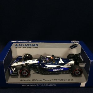 画像: 新品正規荷品●SPARK1/43 WILLIAMS FW47 US GP 2025 (A.アルボン) #23