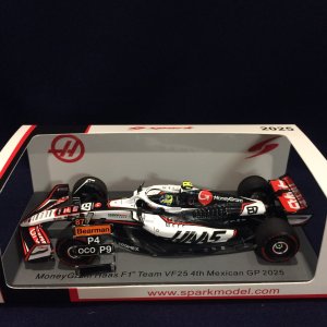画像: 新品正規荷品●SPARK1/43 MONEY GRAM HAAS VF-25 US GP 2025 (O.ベアマン)#87
