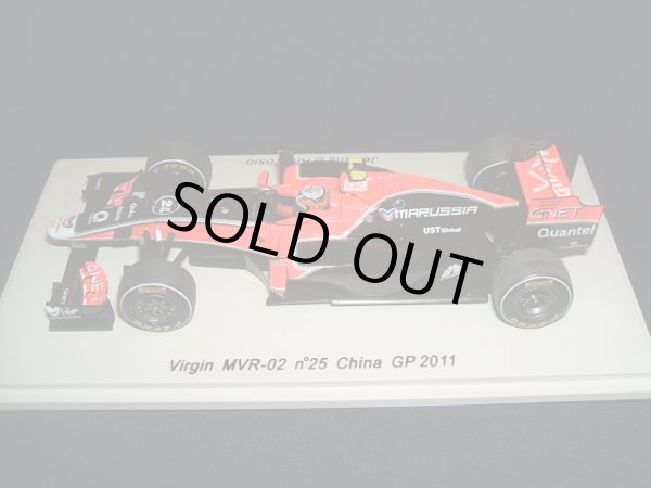 画像1: 新品正規入荷品●SPARK1/43 Virgin MVR-02 China GP 2011 (Jerome D.Ambrosio)） #25