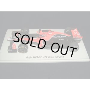画像: 新品正規入荷品●SPARK1/43 Virgin MVR-02 China GP 2011 (T.グロック） #24