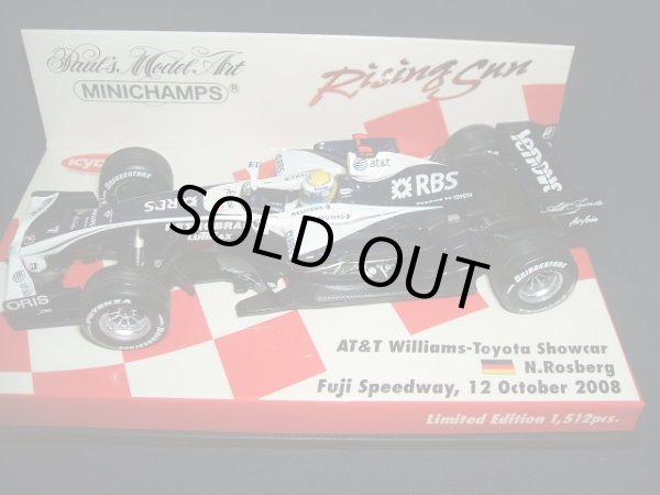 画像1: セカンドハンド品●PMA1/43 「RISING SUN」AT&T WILLIAMS-TOYOTA SHOWCAR 2008（N.ロズベルグ）