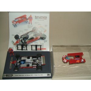 画像: 新品正規入荷品●brumm1/43 FERRARI 126CK MONACO GP 1981 #28 (スタンディングフィギア） D.ピローニ　 500台限定生産品