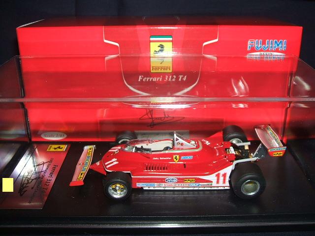 画像: 新品正規入荷品●FUJIMI製1/43 FERRARI 312T4  (Jody Scheckter直筆サイン入り）1979 World Champion