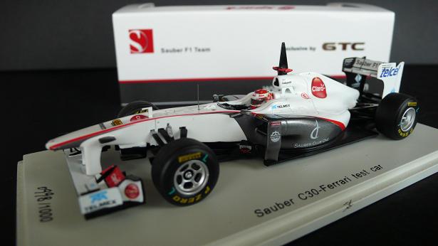 画像: 緊急再入荷●新品正規入荷品●香港GTC社特注 1/43 ザウバー C30 小林可夢偉 バルセロナテスト仕様 　