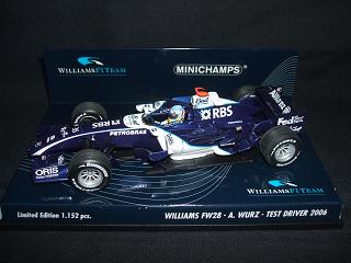 画像1: 新品正規入荷品●PMA 1/43 WILLIAMS FW28  TEST DRIVER 2006 (A・WURZ)