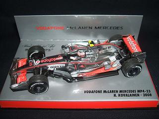 画像1: 新品正規入荷品●PMA1/43 マクラーレン別注 VODAFONE McLAREN MERCEDES MP4-23 (H.コバライネン）