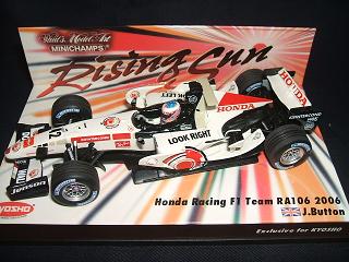 画像1: セカンドハンド品●PMA1/43 [Rising Sun] HONDA RA106 (J.バトン） 2006