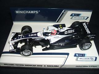 画像1: 新品正規入荷品●PMA1/43 WILLIAMS-TOYOTA 2008 SHOWCAR (中嶋一貴）