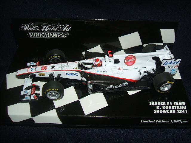 画像1: 新品正規入荷品●PMA1/43 SAUBER SHOWCAR 2011  (小林可夢偉)