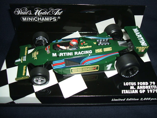 画像1: 新品正規入荷品●PMA1/43 LOTUS FORD 79 ITALIAN GP   1979 (M.ANDRETTI）