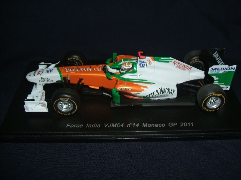 画像1: 新品正規入荷品●SPARK1/43 FORCE INDIA VJM04 MONACO GP 2011 (A.SUTIL) #14