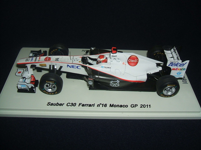 画像1: 新品正規入荷品●SPARK1/43 SAUBER C30 FERRARI MONACO GP 2011 (小林可夢偉) #16