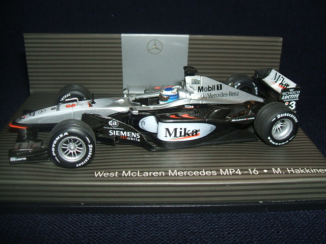 画像1: セカンドハンド品● MERCEDS別注　PMA1/43 McLAREN MERCEDES MP4-16 (M.ハッキネン）