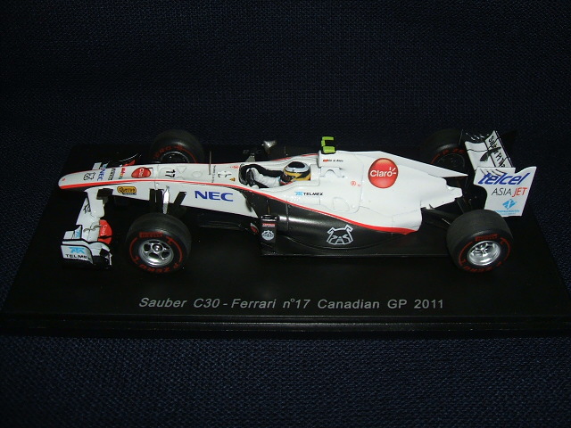 画像1: 新品正規入荷品●SPARK1/43 SAUBER C30 FERRARI CANADIAN GP 2011 (P.デラロサ) #17