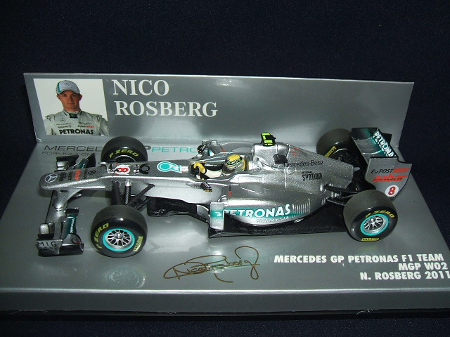 画像1: 新品正規入荷品●PMA1/43 MERCEDES GP PETRONAS F1 TEAM MGP W02 (N.ロズベルグ）　2011