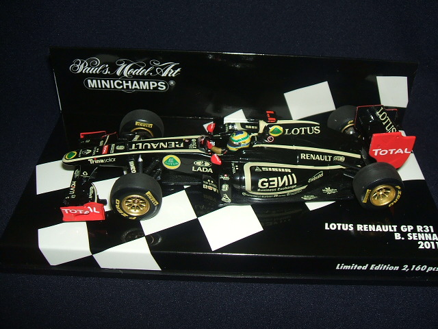 画像1: 新品正規入荷品● PMA 1/43 LOTUS RENAULT GP R31 (B.セナ) 2011