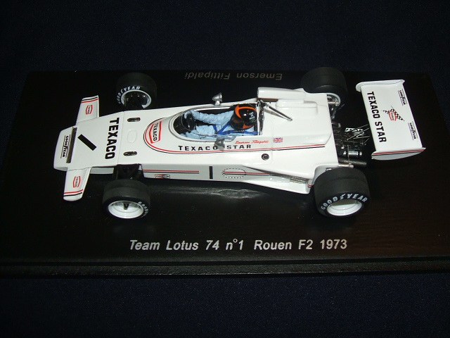 画像1: シグナス特別価格●新品正規入荷品●SPARK1/43 TEAM LOTUS 74 ROUEN F2 (E.FITTIPALDI) 1973 #1