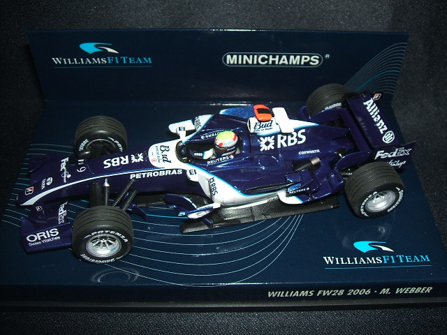 画像1: セカンドハンド品●PMA1/43 PMA1/43 WILLIAMS FW28 (M.ウエーバー）2006