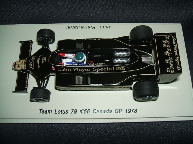 画像: 再入荷●新品正規入荷品●SPARK1/43 PlanexCollection Lotus 79 1978 Canada GP1978 ( J.P.JARIER ) #55　(ＪＰＳ仕様）