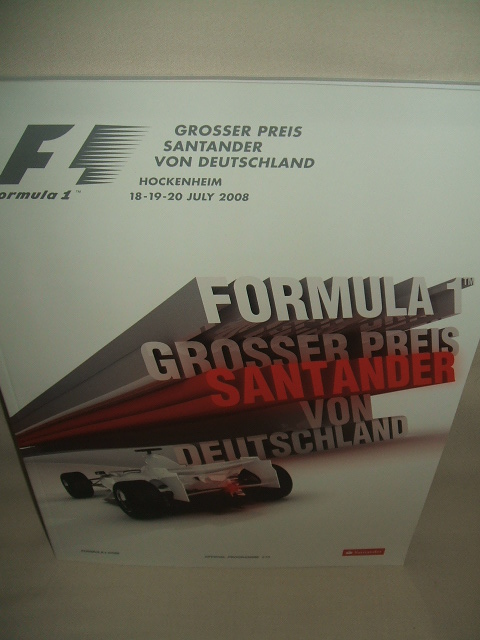 画像1: セカンドハンド品●2008 F1世界選手権 ドイツGP公式プログラム　(状態：特Ａ） 