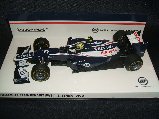 画像1: 新品正規入荷品●PMA1/43 WILLIAMS RENAULT FW34　(B.セナ） 2012 