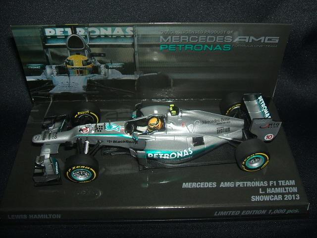 画像1: 新品特別入荷品●PMA1/43 MERCEDES AMG SHOWCAR 2013 （メルセデスBOX) 限定品　（L.ハミルトン）