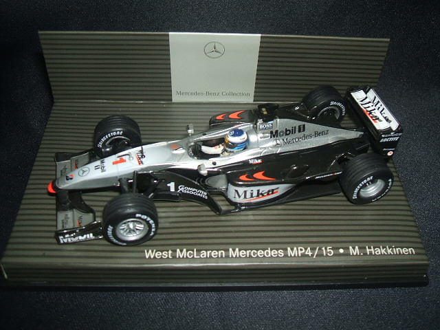 画像1: セカンドハンド品● MERCEDS別注　PMA1/43 McLAREN MERCEDES MP4-15 (M.ハッキネン）