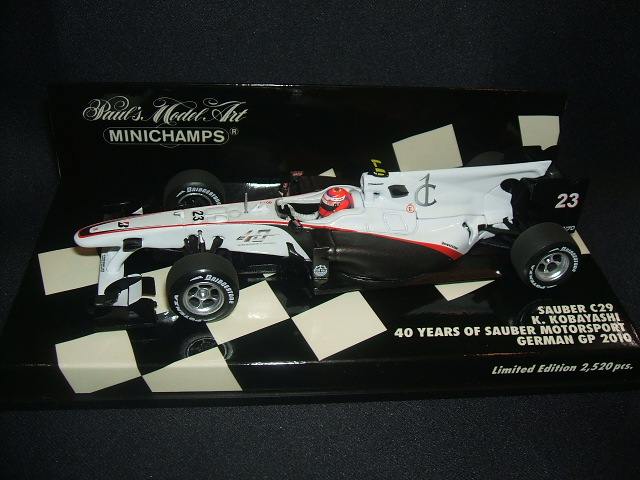 画像1: セカンドハンド品●PMA1/43 SAUBER C29 ザウバー40周年記念モデル　(小林可夢偉) GERMAN GP 2010