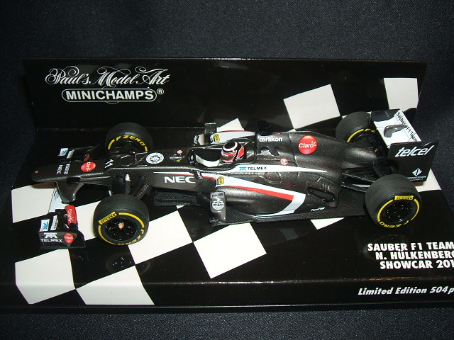 画像1: 新品正規入荷品●PMA1/43 SAUBER F1 TEAM SHOWCAR 2013 (N.HULKENBERG)