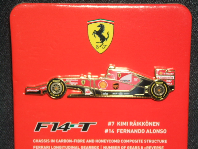 画像: フェラーリF14-T ライコネン/アロンソ　2014 F1マシンピンズコレクション