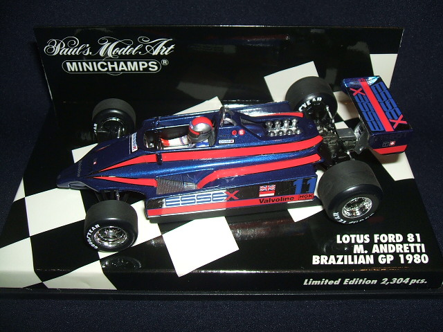 画像1: セカンドハンド品●PMA1/43 LOTUS FORD 81 BRAZILIAN GP 1980 (M.アンドレッティ）
