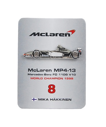 画像1: マクラーレン メルセデス M4/13 M.ハッキネン　1998ワールドチャンピオン F1マシンピンズコレクション