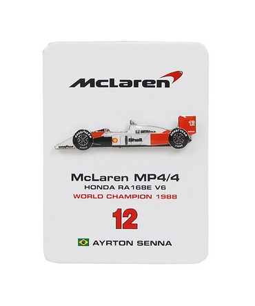 画像1: マクラーレン ホンダ M4/4 A.セナ　1988ワールドチャンピオン F1マシンピンズコレクション