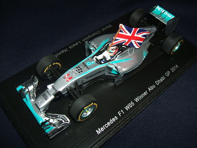 画像: セカンドハンド品●SPARK1/43 MERCEDES W05 WINNER ABU DHABI GP 2014 WORLD CHAMPION (L.ハミルトン）