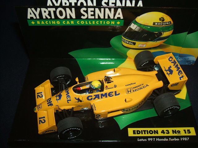 画像1: セカンドハンド品●ハイグレードカスタム品●PMA1/43 LOTUS HONDA 99T (A.セナ） 1987