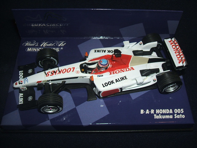 画像1: セカンドハンド品●PMA1/43 鈴鹿限定青箱 BAR HONDA 005 (佐藤琢磨）