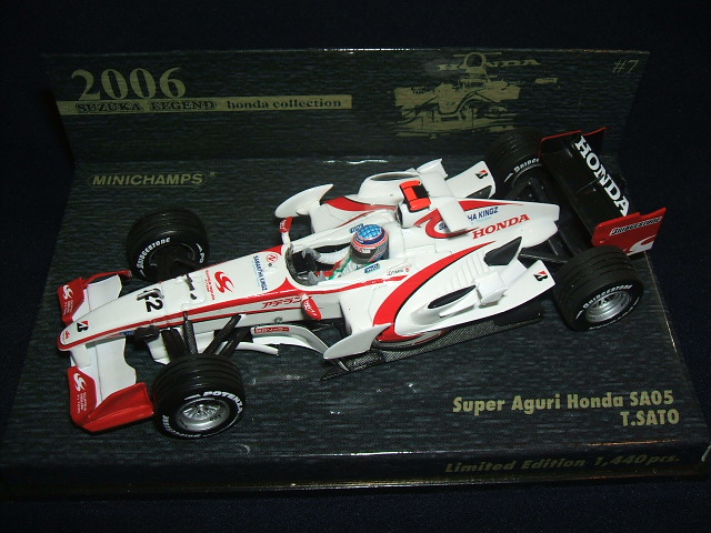 画像1: セカンドハンド品●PMA1/43 鈴鹿レジェンド SUPER AGURI HONDA SA05 (佐藤琢磨）